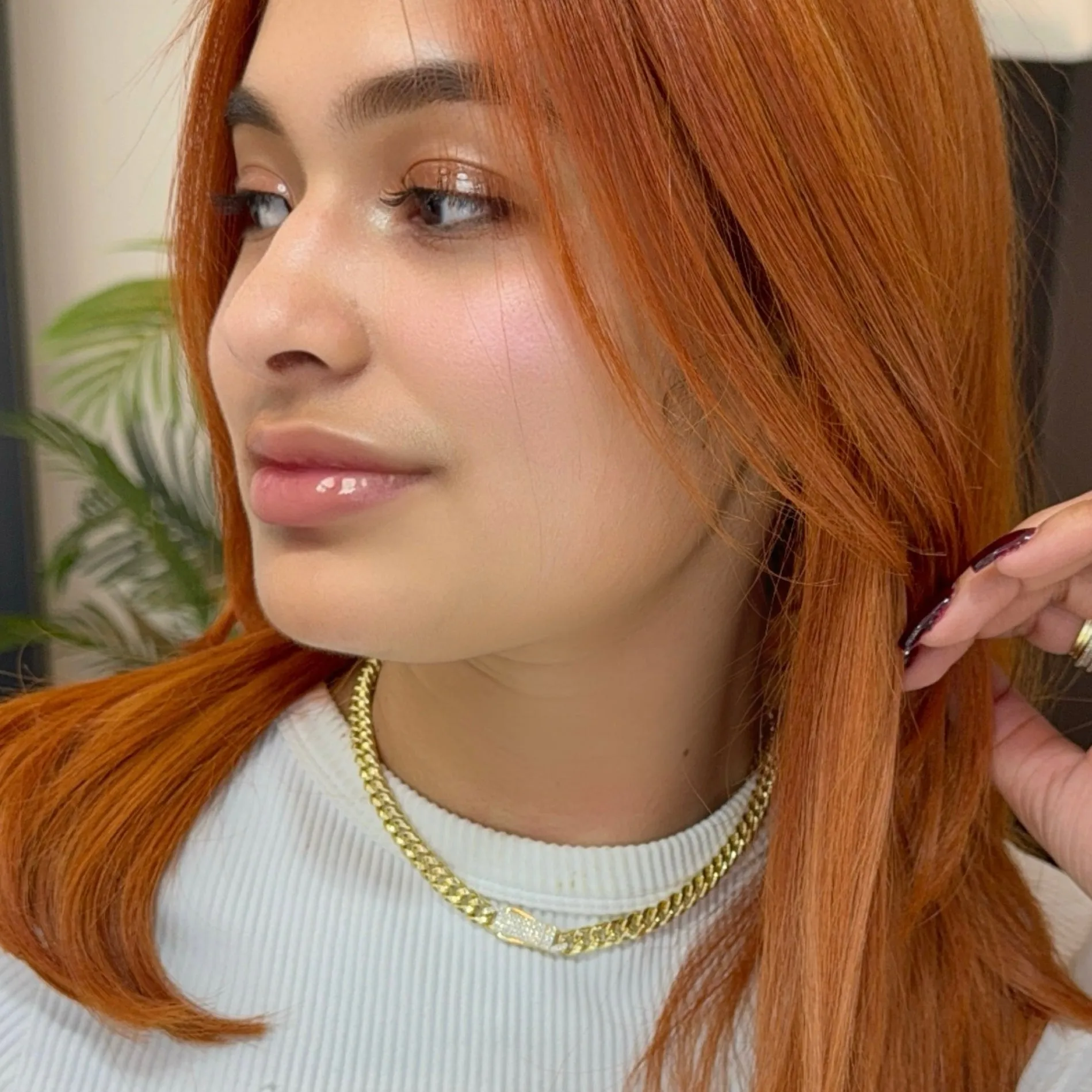 14k Hollow Cuban Choker for Women (16" Inches) 😍  JTJ™