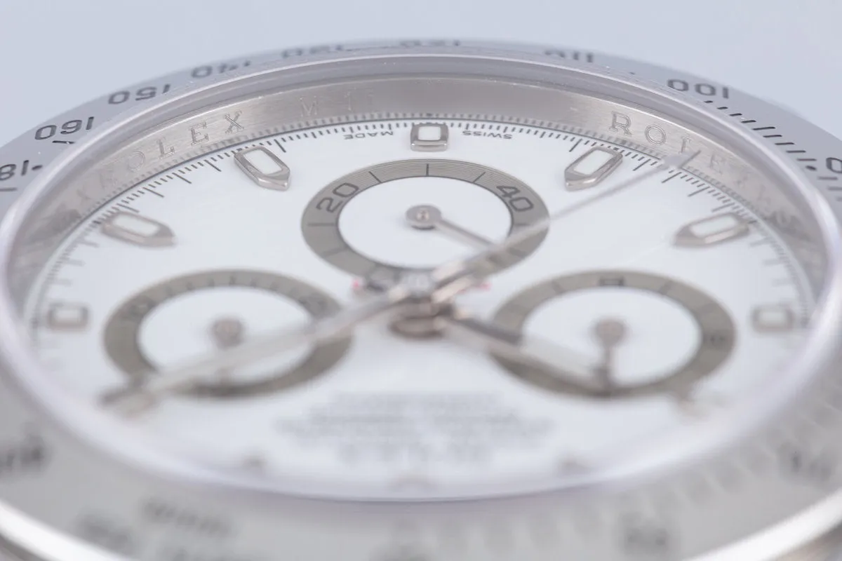 2007 Rolex Daytona 116520 White Dial