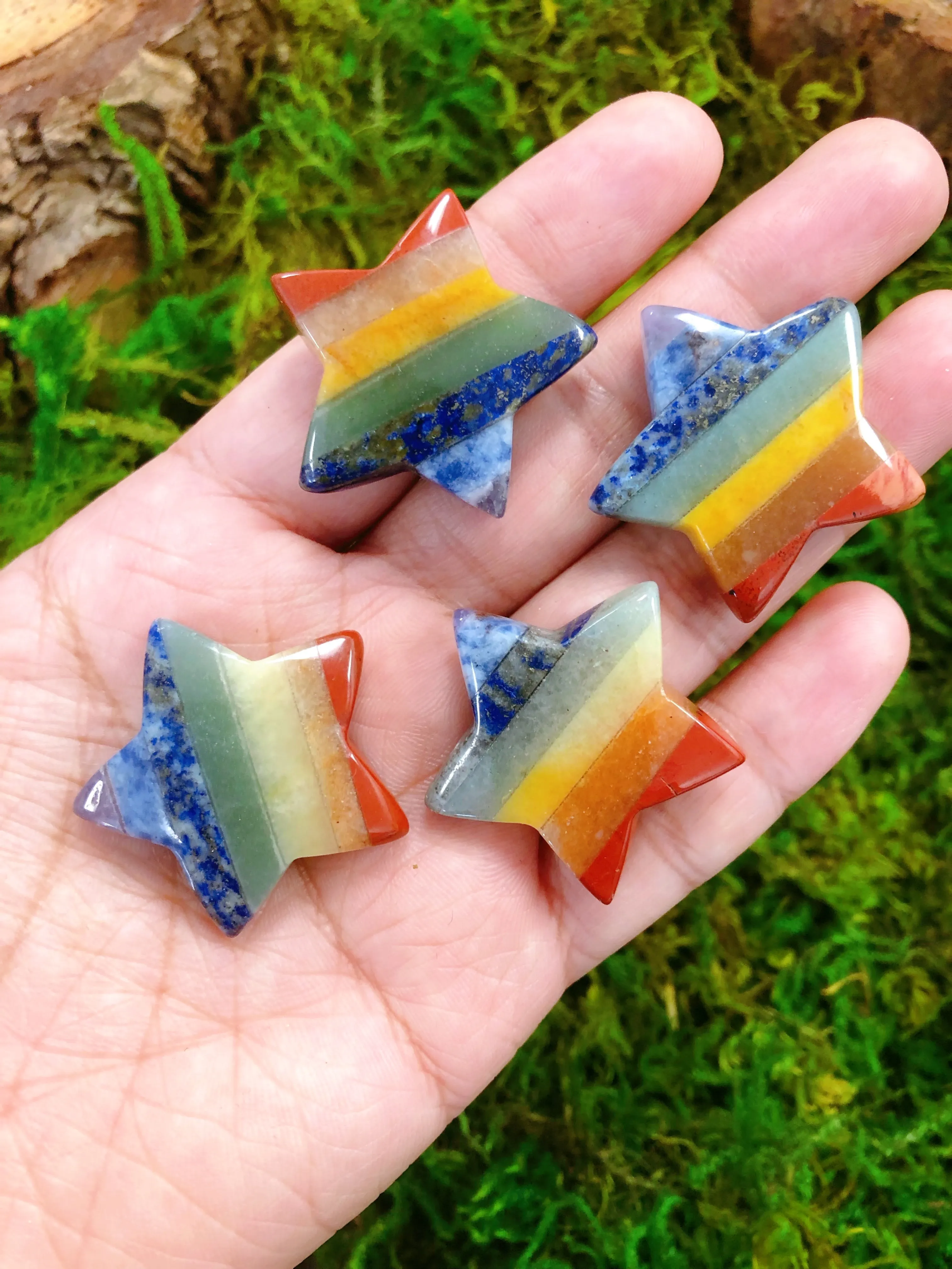 7 Chakra Mini Carvings
