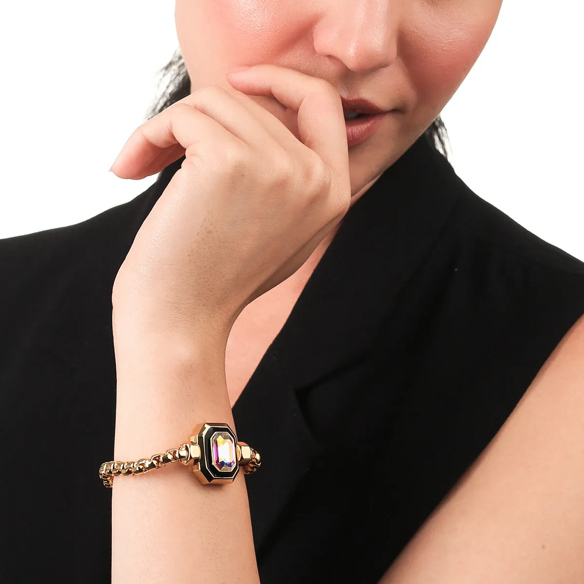 Atwood Amethyst Gold Bracelet