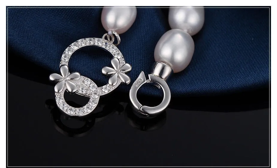 Beauty Flower Natural Freshwater Pearl Bracelet