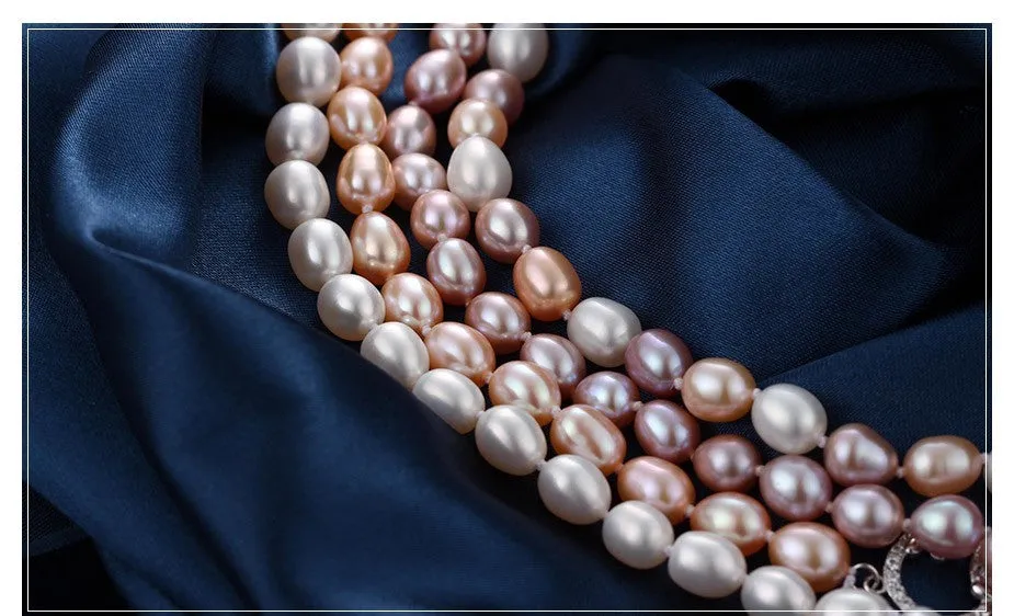 Beauty Flower Natural Freshwater Pearl Bracelet