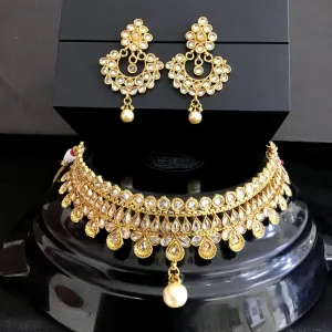Champagne Gold Look Choker Set 2697-6762