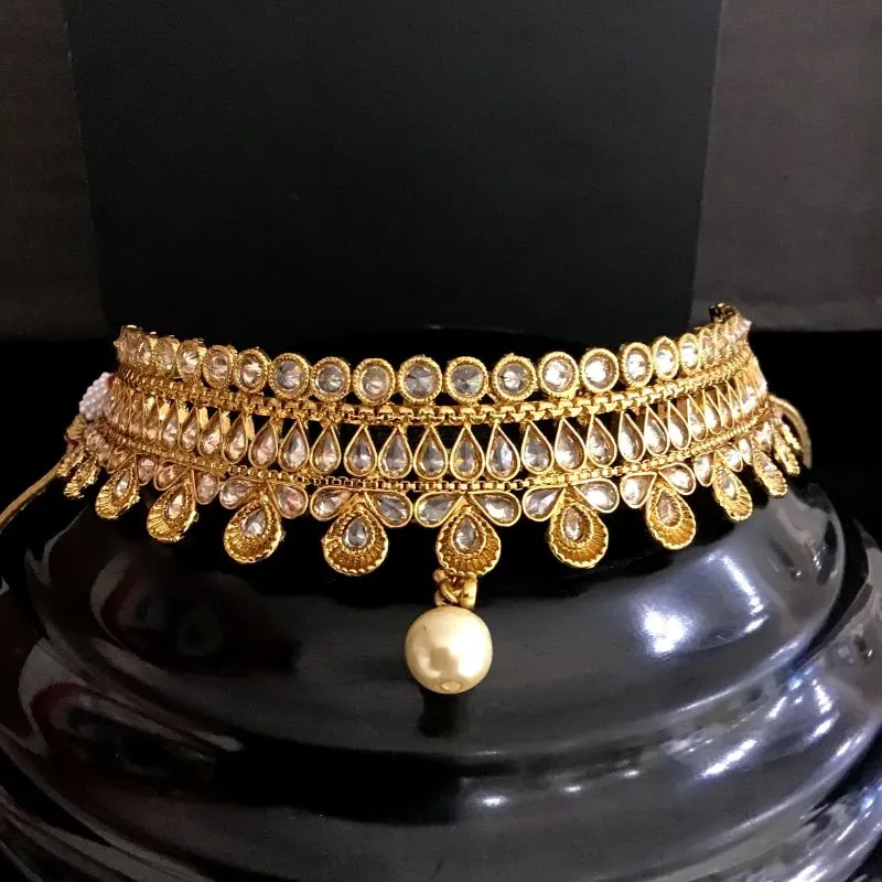Champagne Gold Look Choker Set 2697-6762