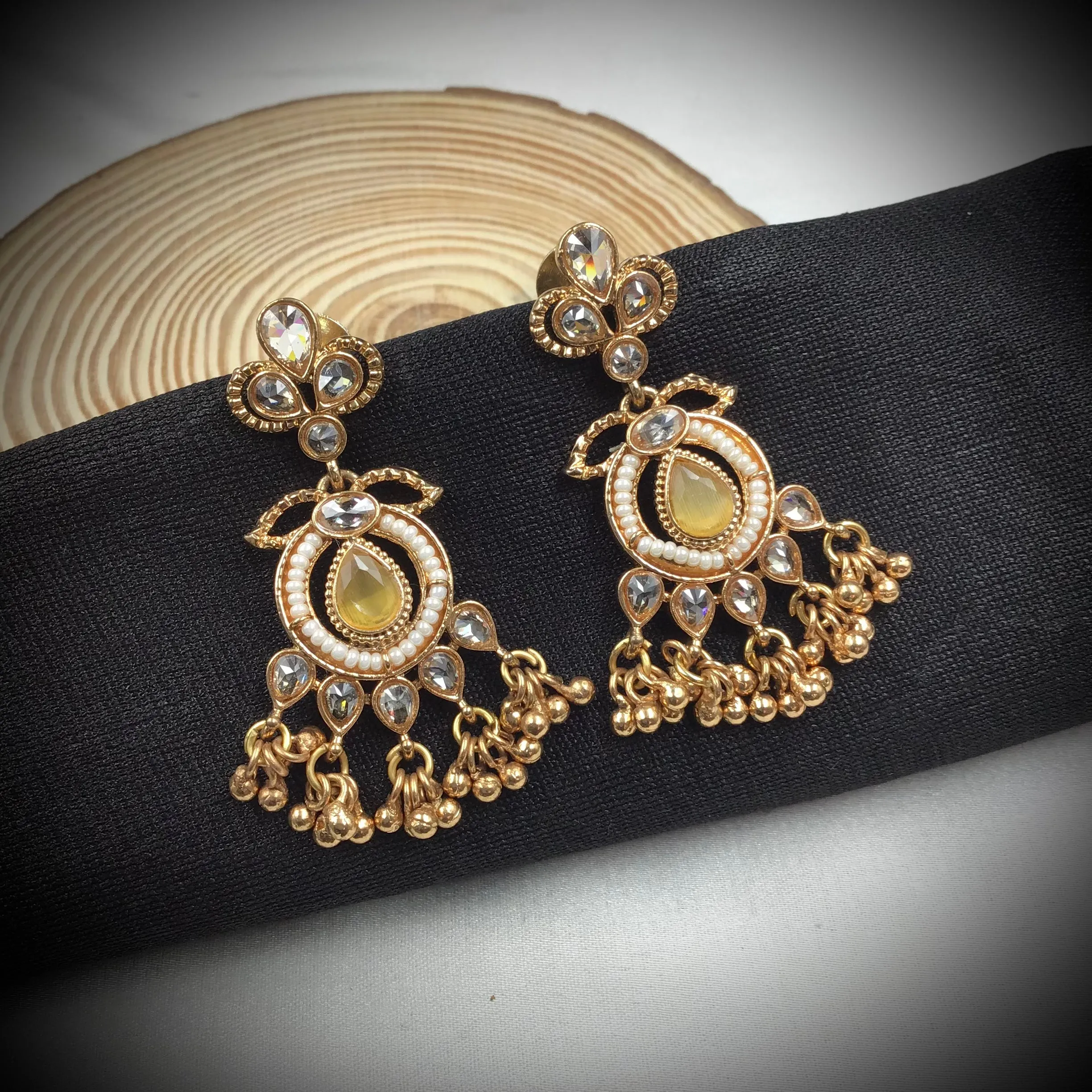 Choker Gold Look Necklace Set 3576-28