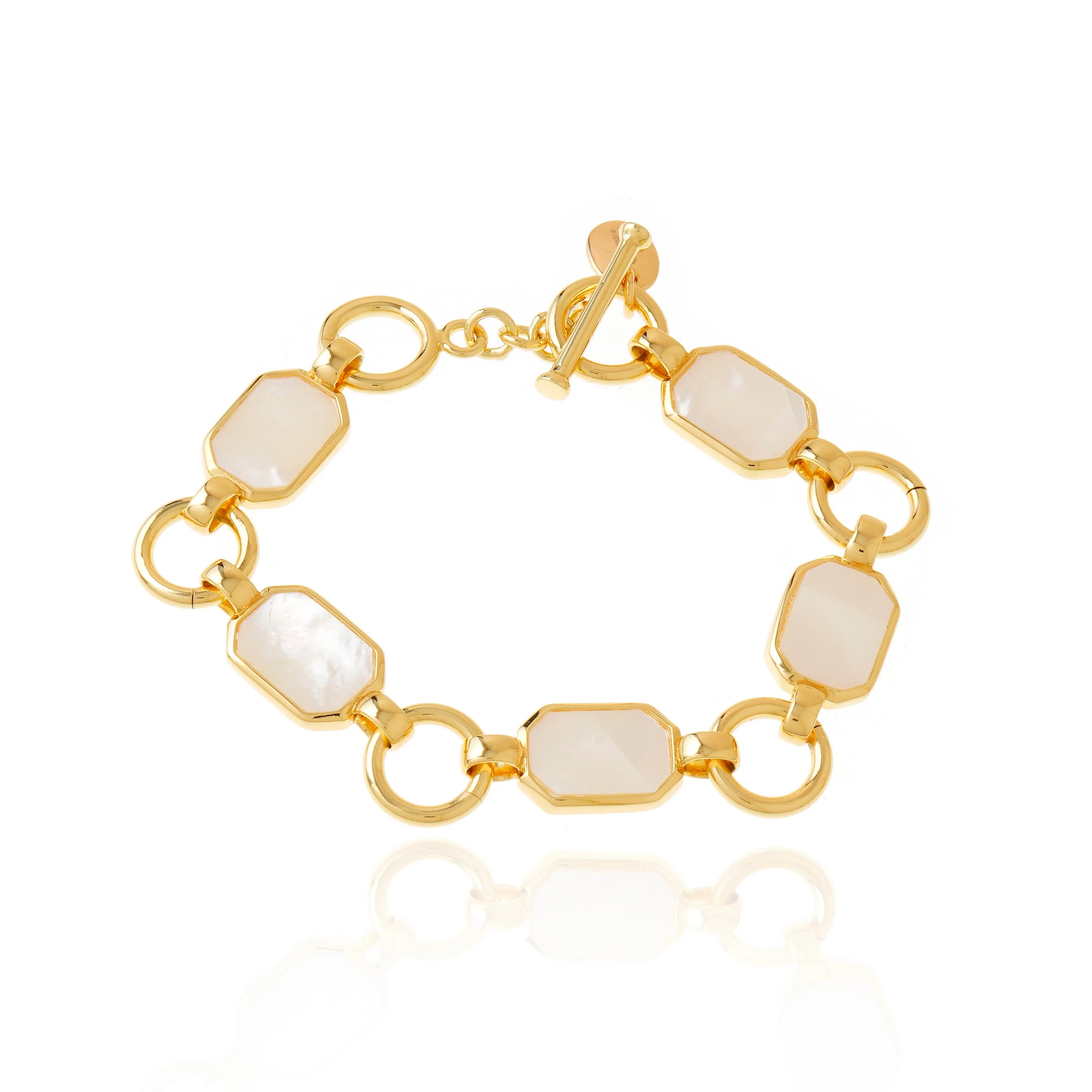 CRISTINA SABATINI Icon Organic White MOP Bracelet
