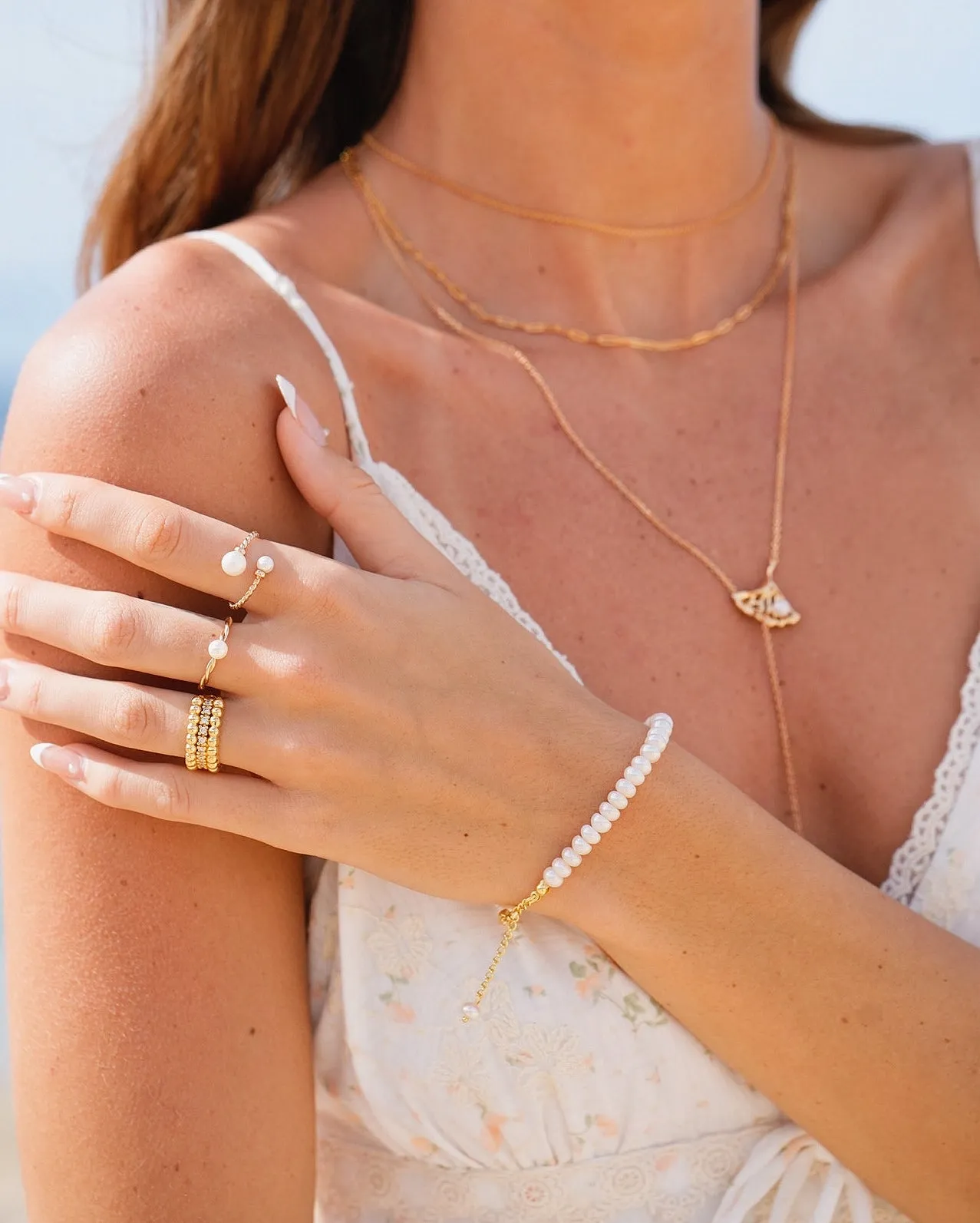 Daybreak Pearl Bracelet