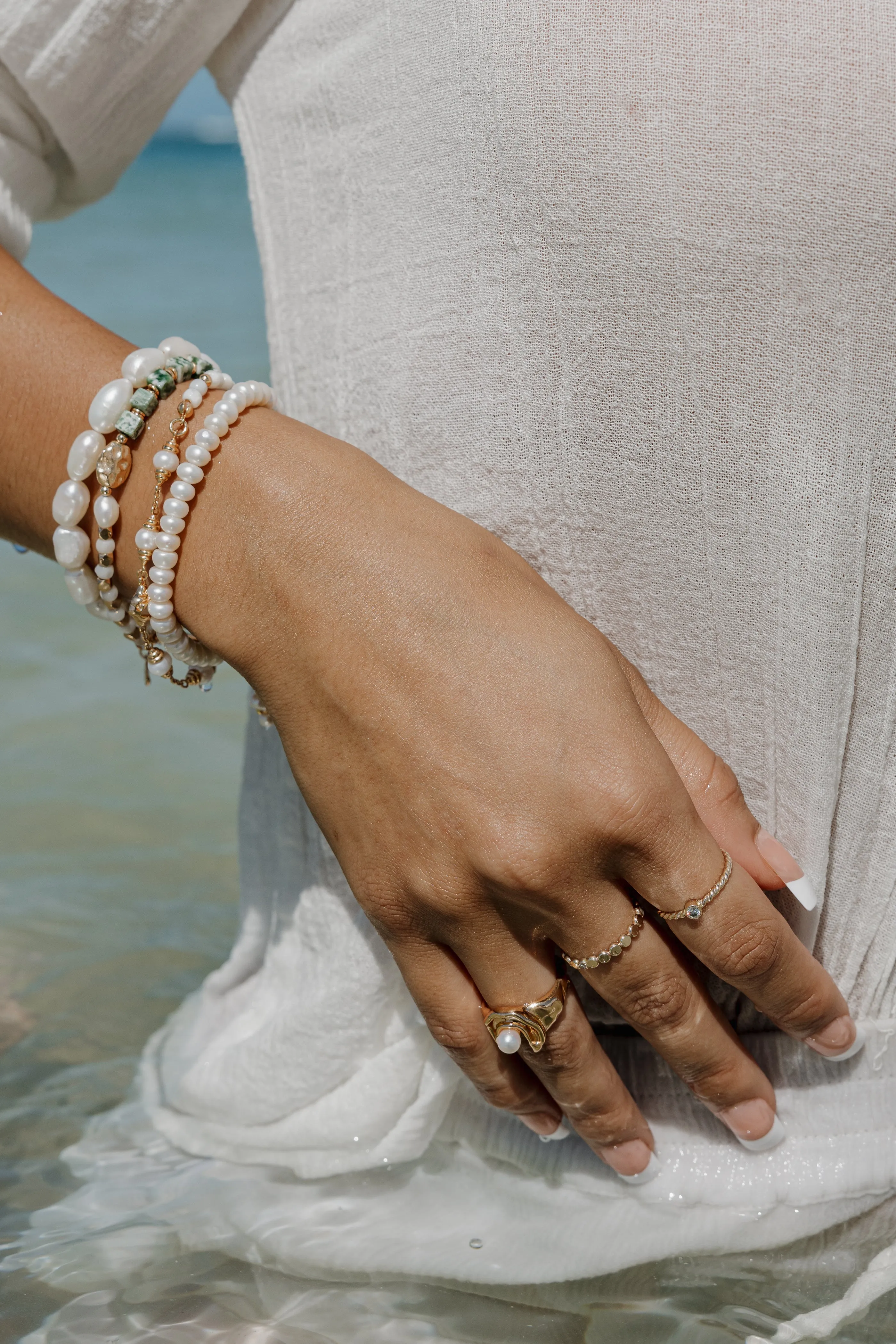 Daybreak Pearl Bracelet