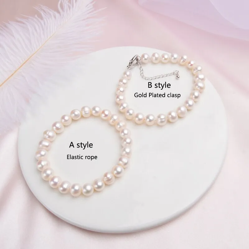 Genuine Freshwater Pearl Bracelets Bangles