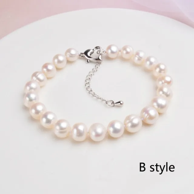 Genuine Freshwater Pearl Bracelets Bangles