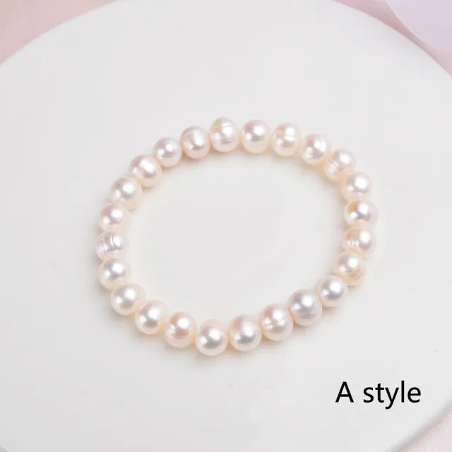 Genuine Freshwater Pearl Bracelets Bangles