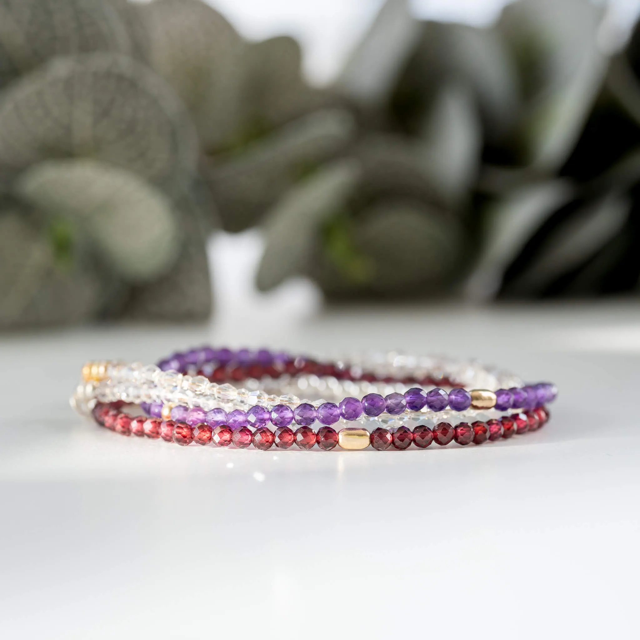 Gold & Amethyst Bracelet