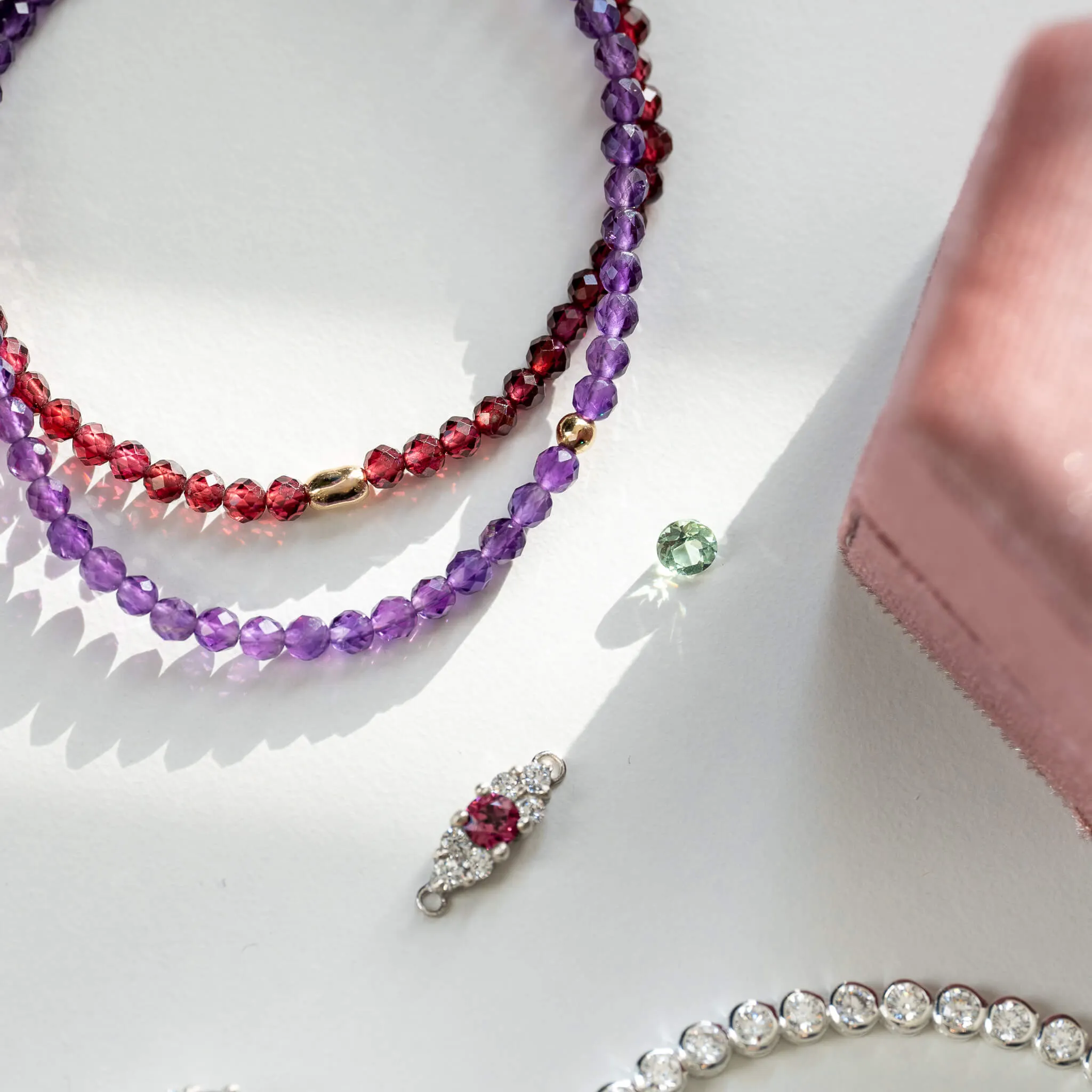 Gold & Amethyst Bracelet