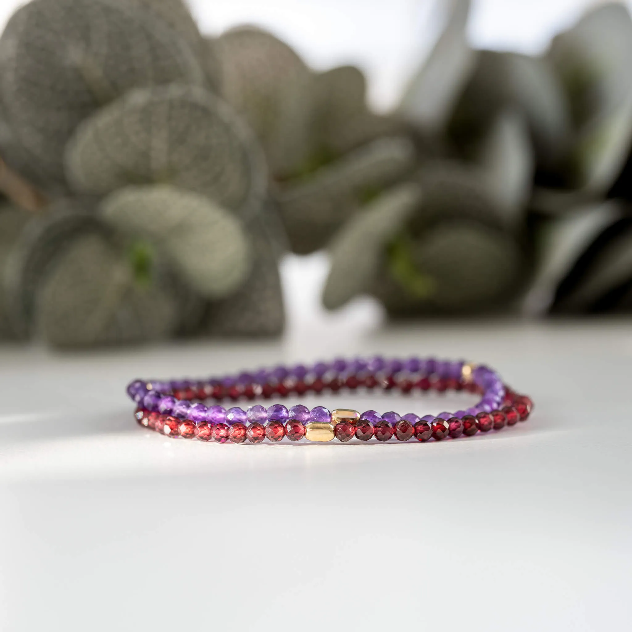 Gold & Amethyst Bracelet