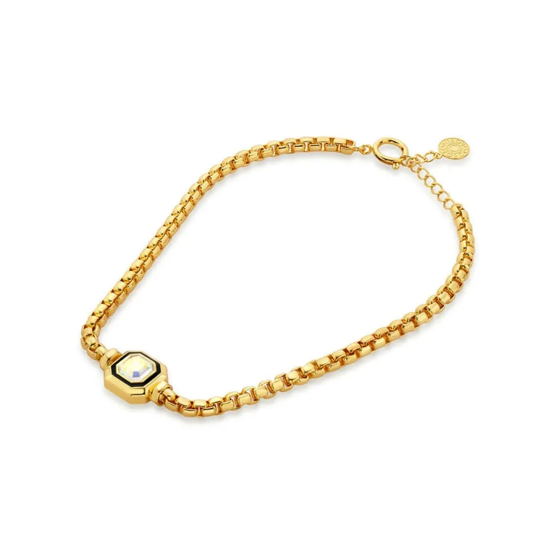 Joan Amethyst Gold Bracelet