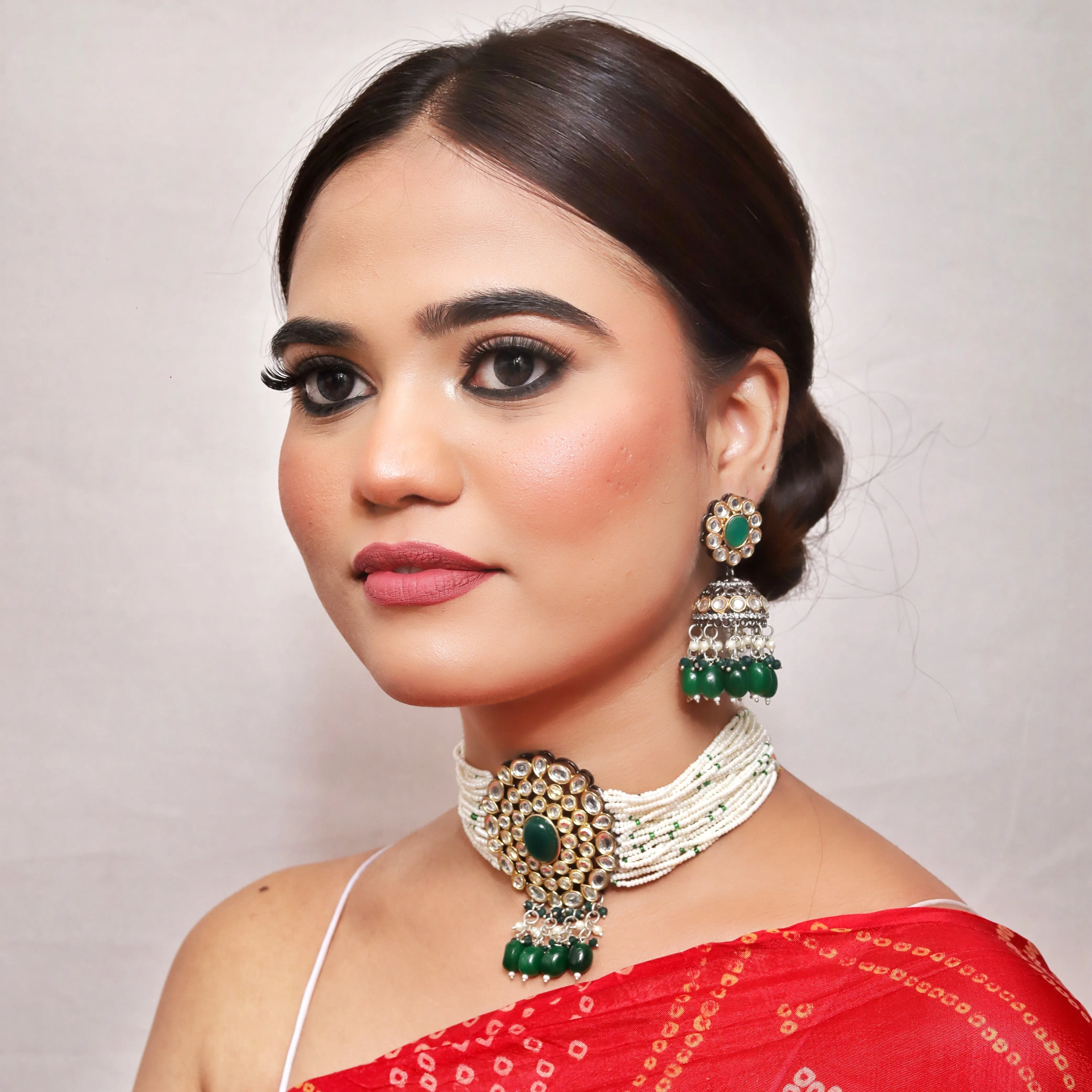 Kundan Choker Set 3493-79