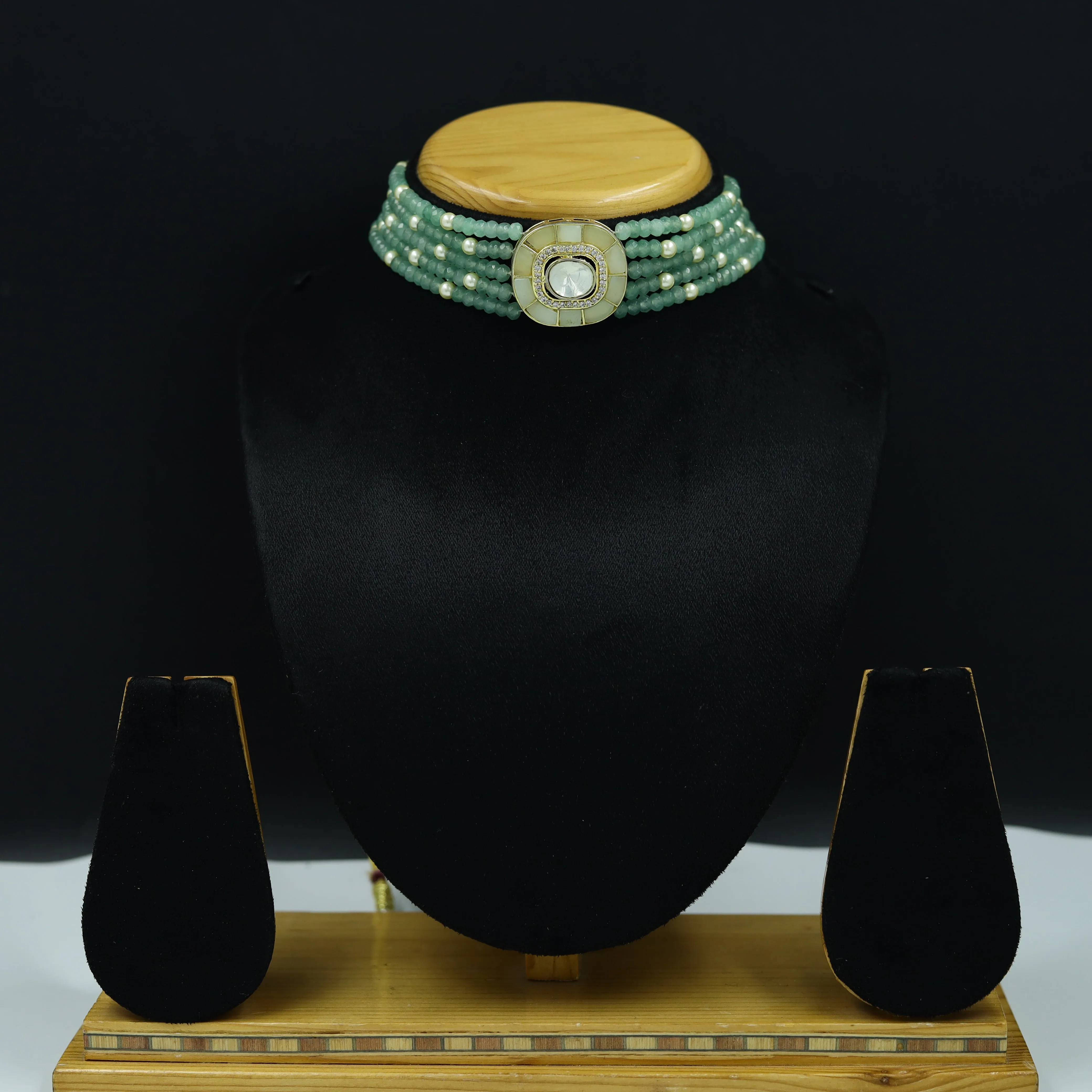 Kundan Pearl Choker 6277-74