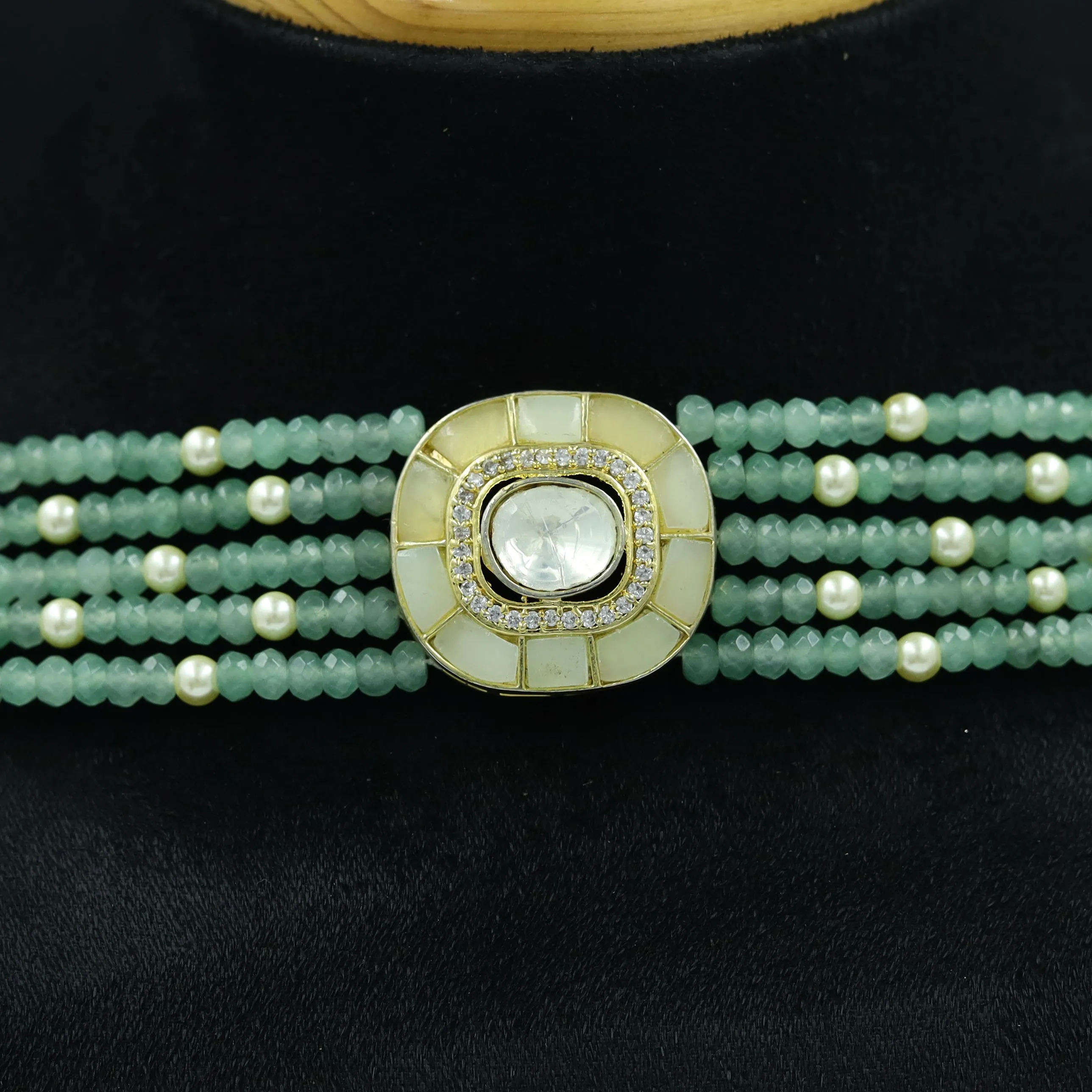 Kundan Pearl Choker 6277-74