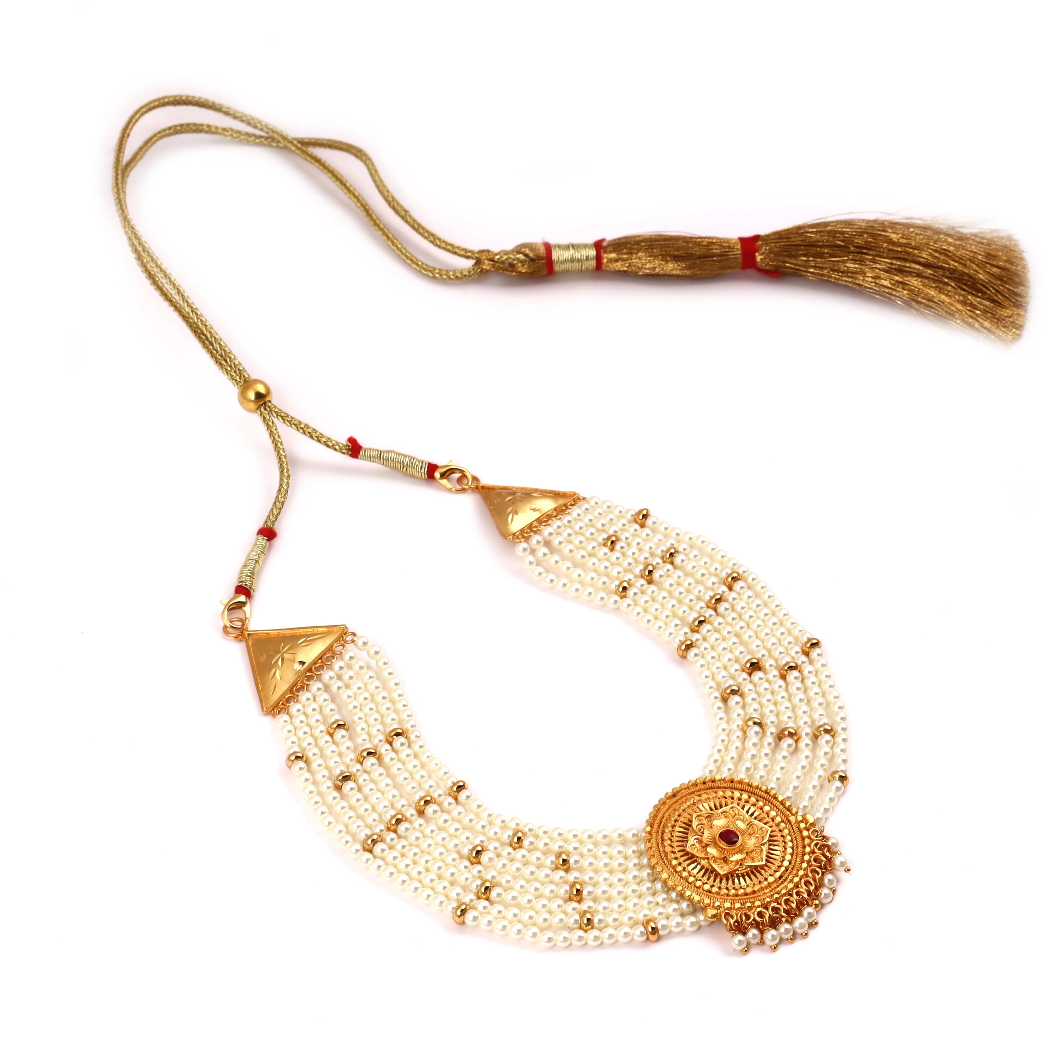 Labanya - Layered Beaded Necklace Set