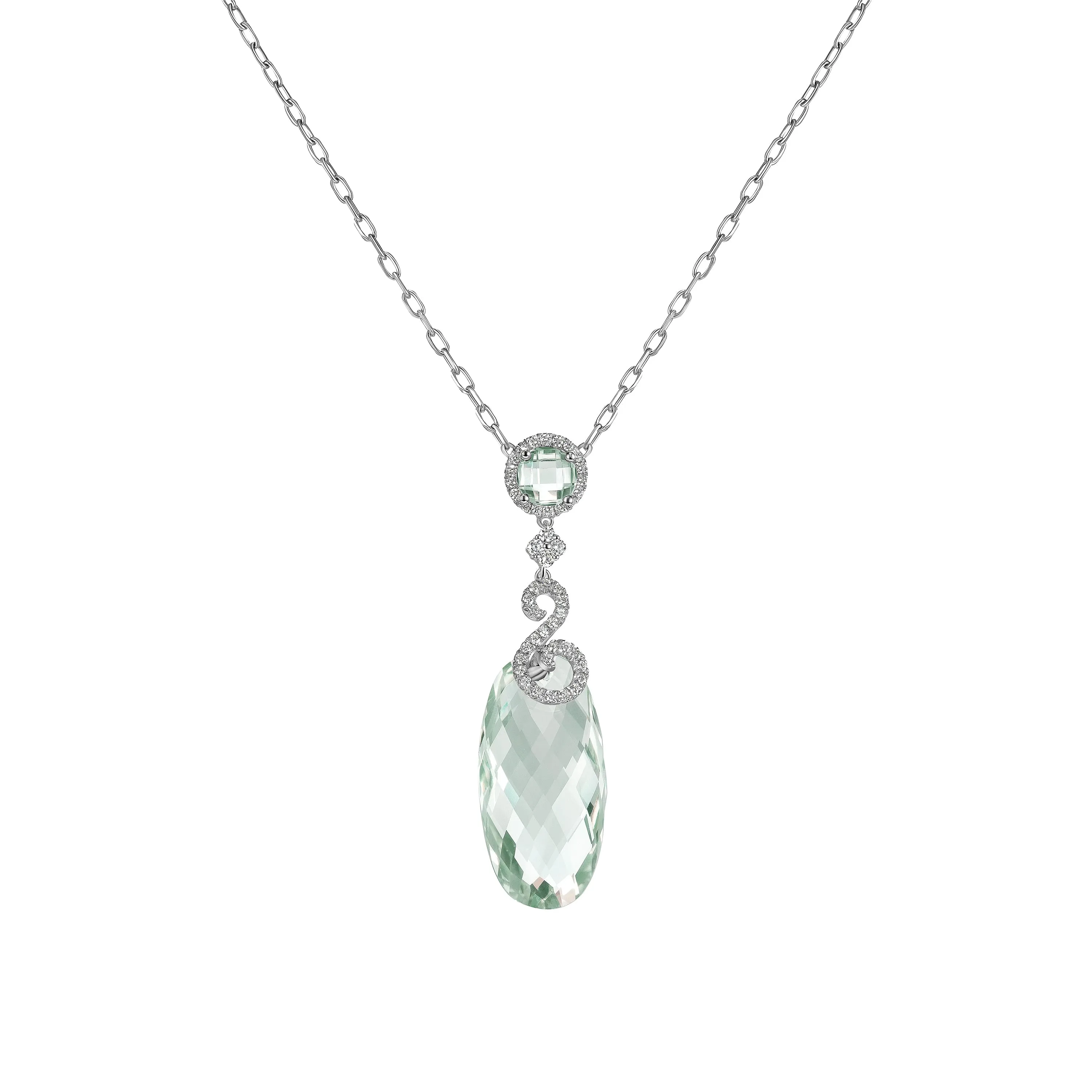 Lumière Pendant with Diamond Accent
