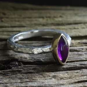 Marquise Amethyst Treasure Ring