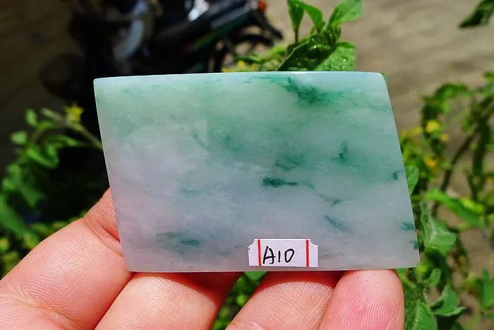 Natural Jade Rough Jadeite Raw (29g,5.5X3.6X0.45cm)