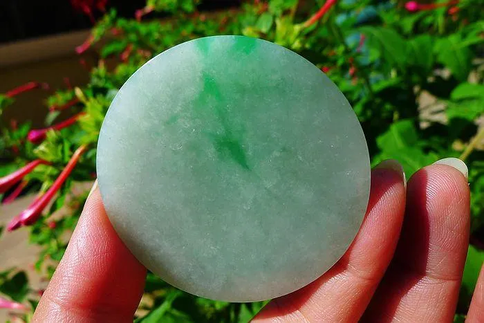 Natural Jade Rough Jadeite Raw (58g,5.3X0.75cm)