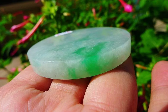 Natural Jade Rough Jadeite Raw (58g,5.3X0.75cm)