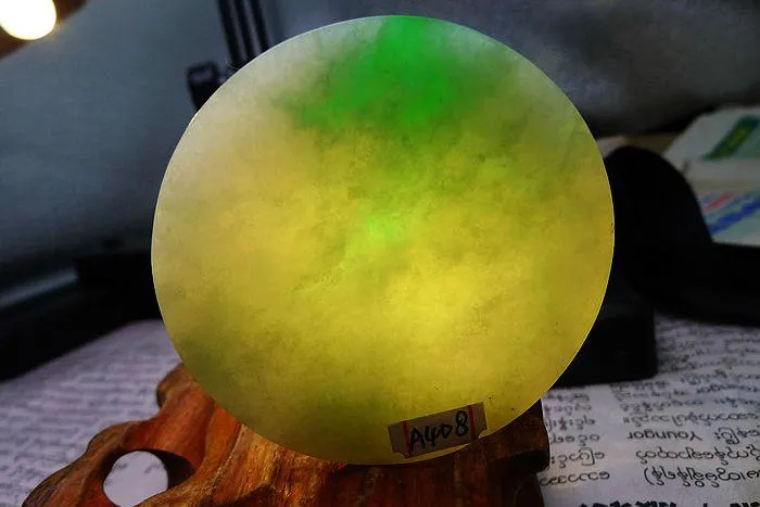 Natural Jade Rough Jadeite Raw (58g,5.3X0.75cm)