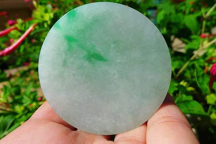 Natural Jade Rough Jadeite Raw (58g,5.3X0.75cm)
