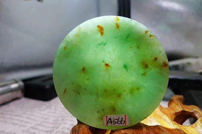 Natural Jade Rough Jadeite Raw (63g,5.2X0.9cm)