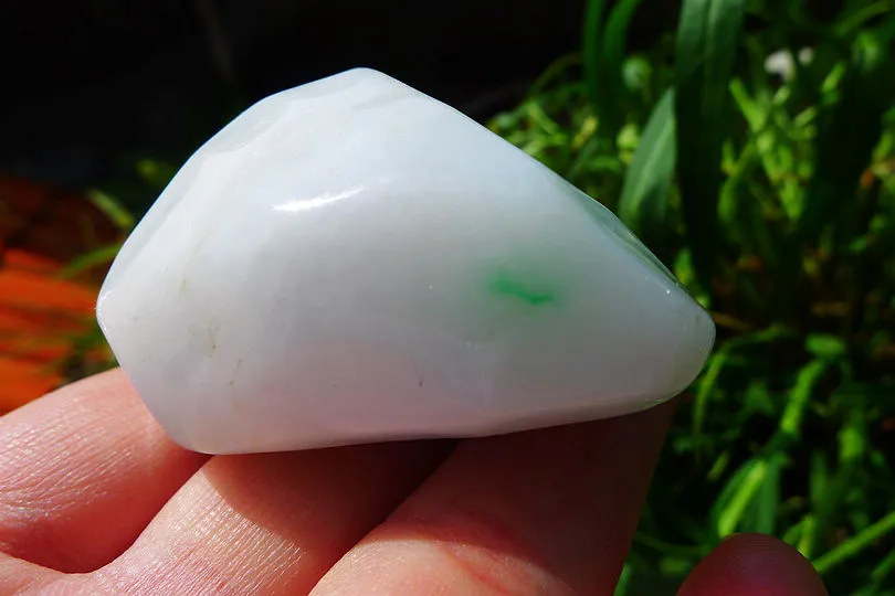 Natural Jade Rough Jadeite Raw (96g,5.2X4.1X2.8cm)
