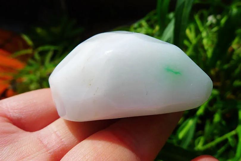 Natural Jade Rough Jadeite Raw (96g,5.2X4.1X2.8cm)