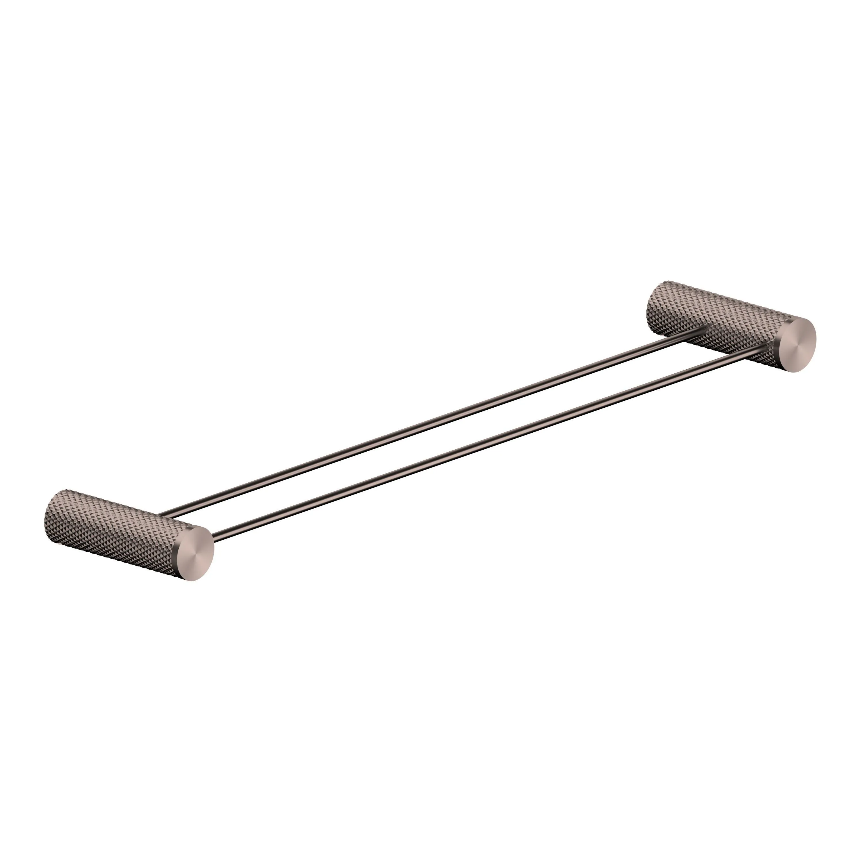 Opal Double Towel Rail 600mm Brushed Bronze 2524D-BZ