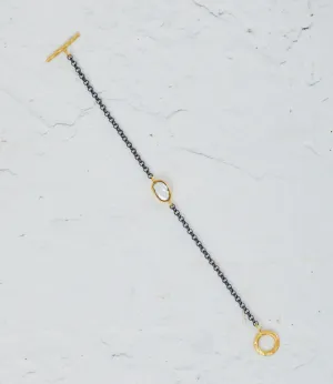 Patara Life Single Pearl Sterling Silver Bracelet