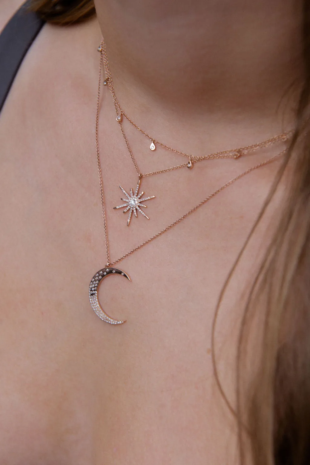PEAR DIAMOND DROP CHOKER