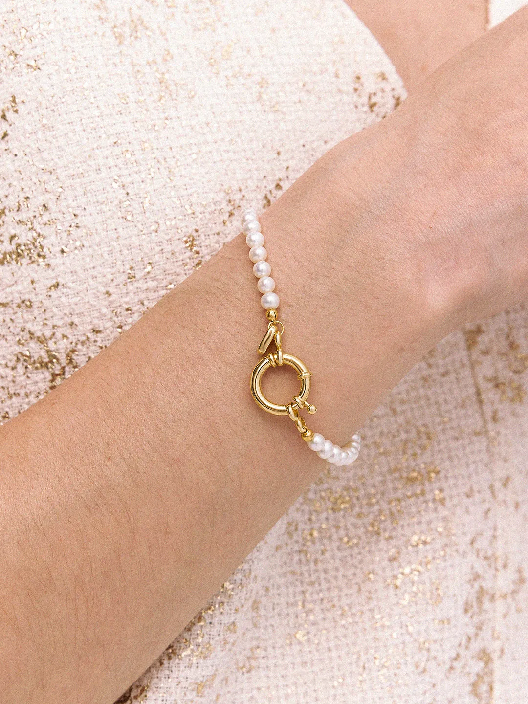 Pearl Aura Beaded Bracelet