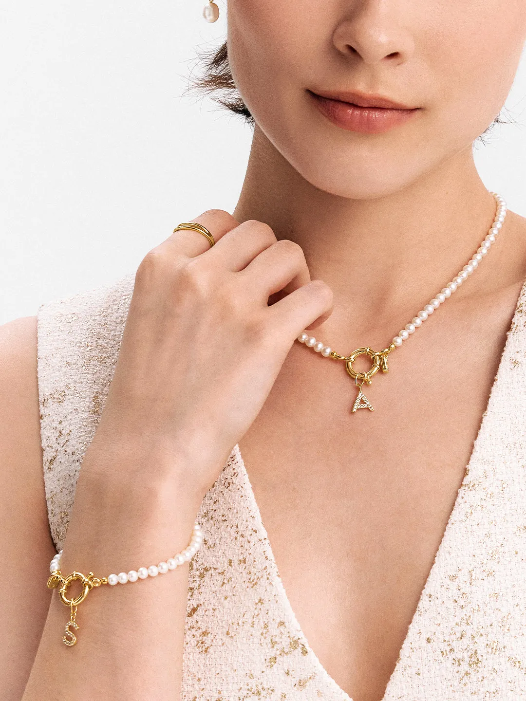 Pearl Aura Beaded Bracelet