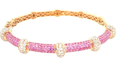 Pink Sapphire Bracelet