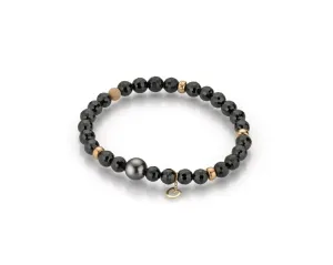 Tahitian Cultured Pearl Bracelet - 18ct Rose Gold - 2-81583-01