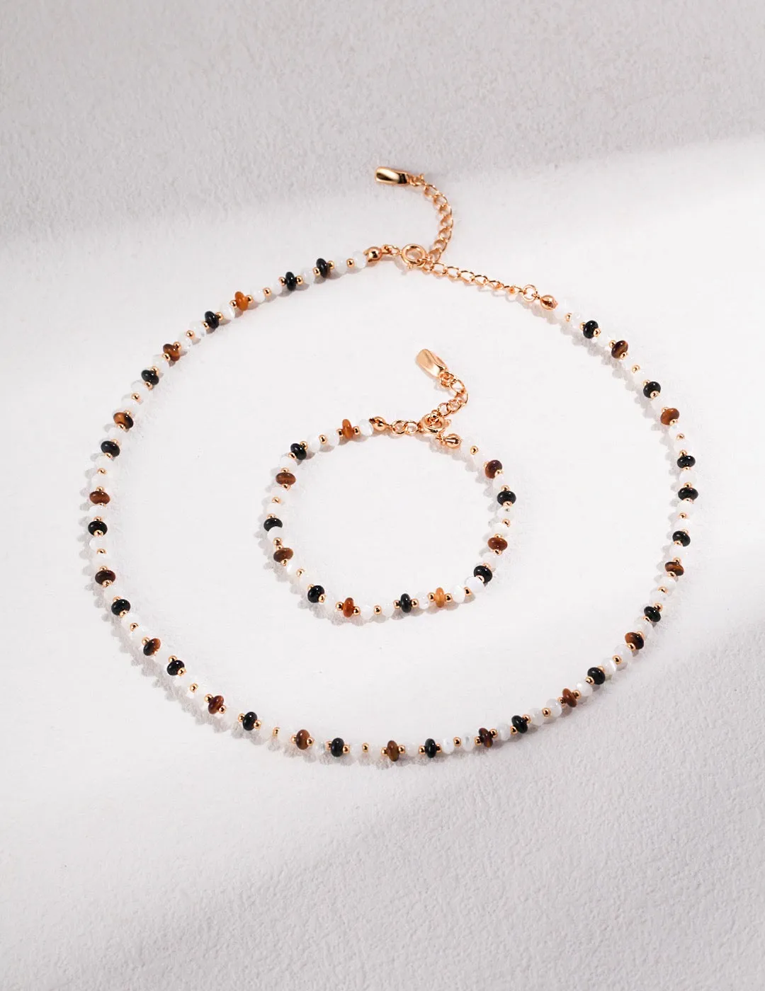 Tiger's Gaze Pearl Bracelet