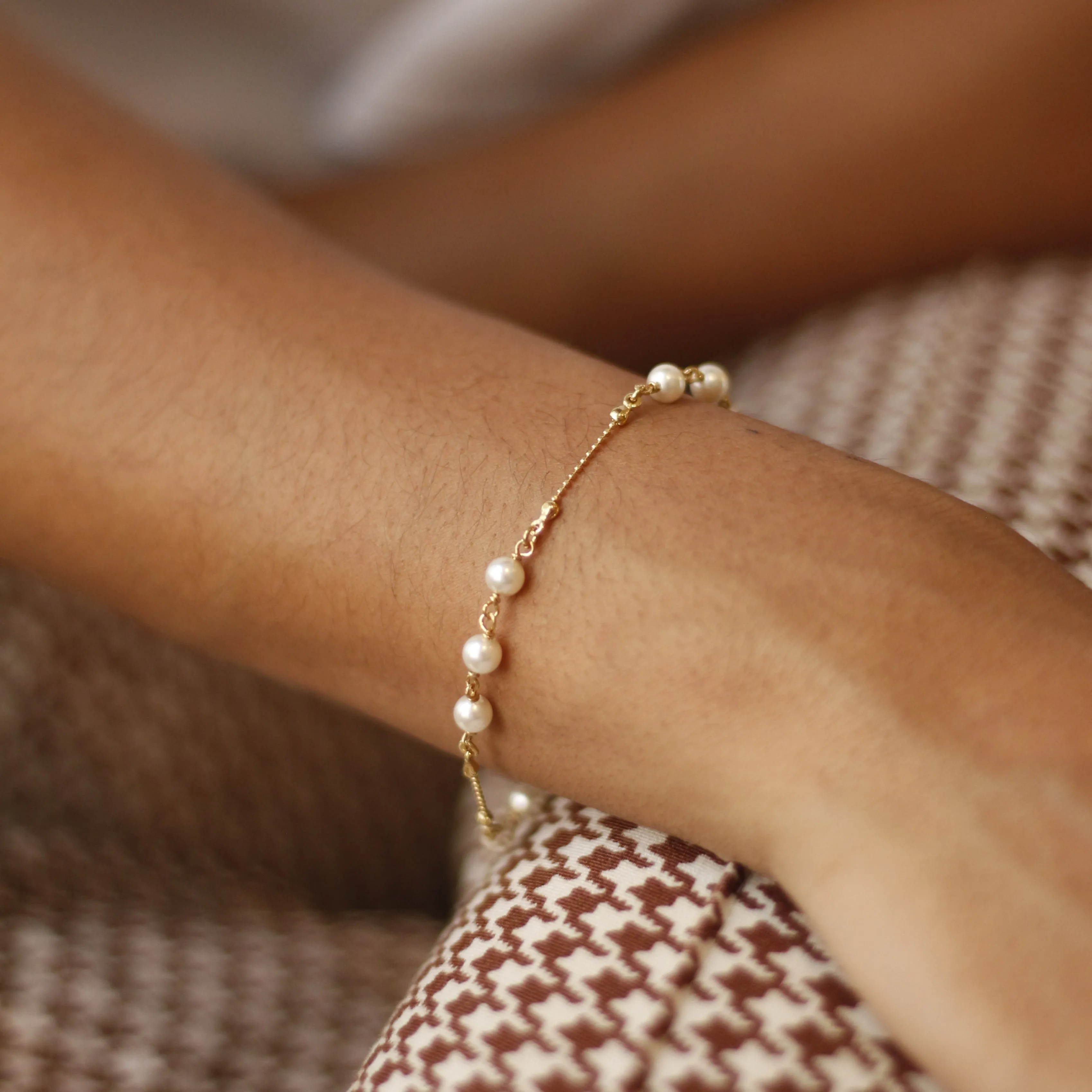 Trinity Pearl Bracelet